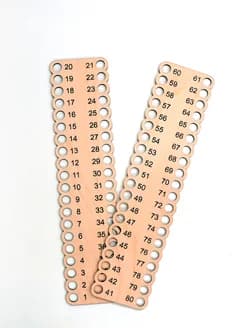 Органайзер для вязания, для мулине, для ниток / 2 штуки / 80 отверстий